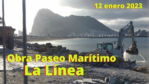 Obra de Paseo Marítimo La Línea 12/1/2023