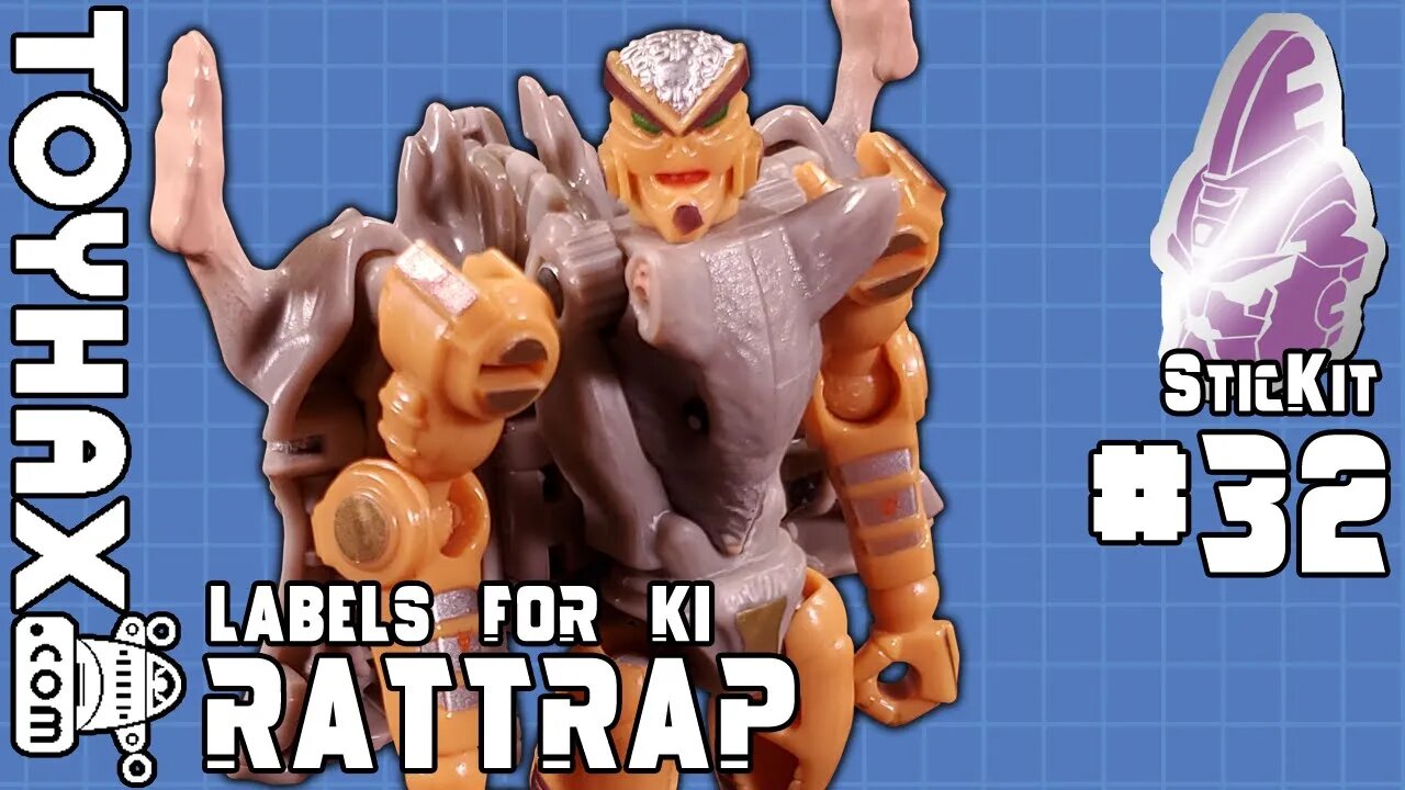 TOYHAX Labels for KI Rattrap | SticKit #32