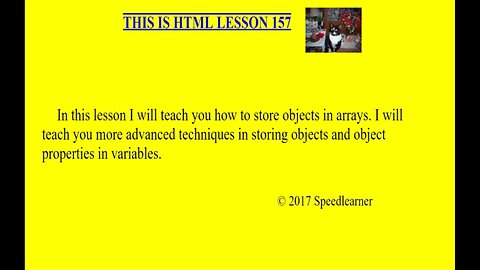 HTML Lesson 157