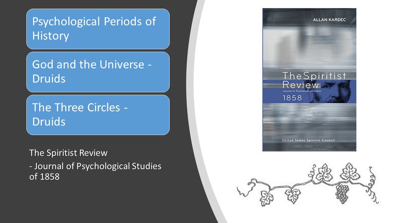Spiritist Review 1858 – Psychological Periods of History