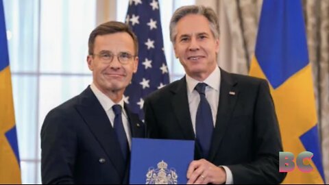 Sweden formally joins NATO military alliance, ending centuries of neutrality