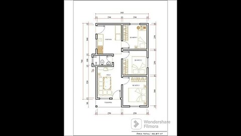 planta baixa 7x5/ 3 quartos