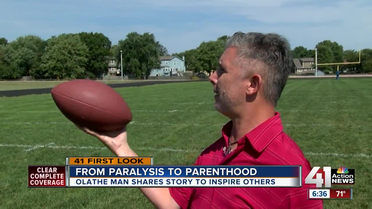 From paralysis to parenthood, Olathe man defeats the odds