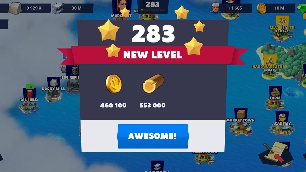 Seaport Level 282 gameplay