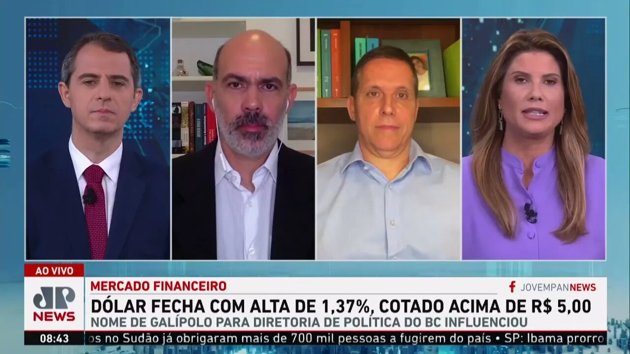 Dólar fecha com alta de 1,37%, cotado acima de R$ 5,00; Alan Ghani explica