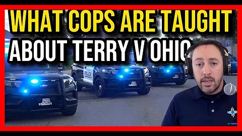 The #Cops Lawyer describes his understanding of Terry vs. Ohio #deletelawz #TerryVsOhio