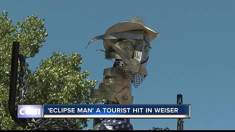 14-foot tall "Solar Eclipse Man" in Weiser