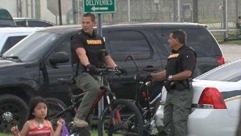 Violence in New York doesn't deter trick or treaters from large crowd at Martin County