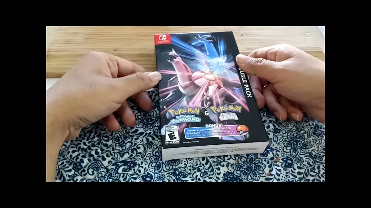 Pokemon Brilliant Diamond and Shining Pearl Double Pack Unboxing