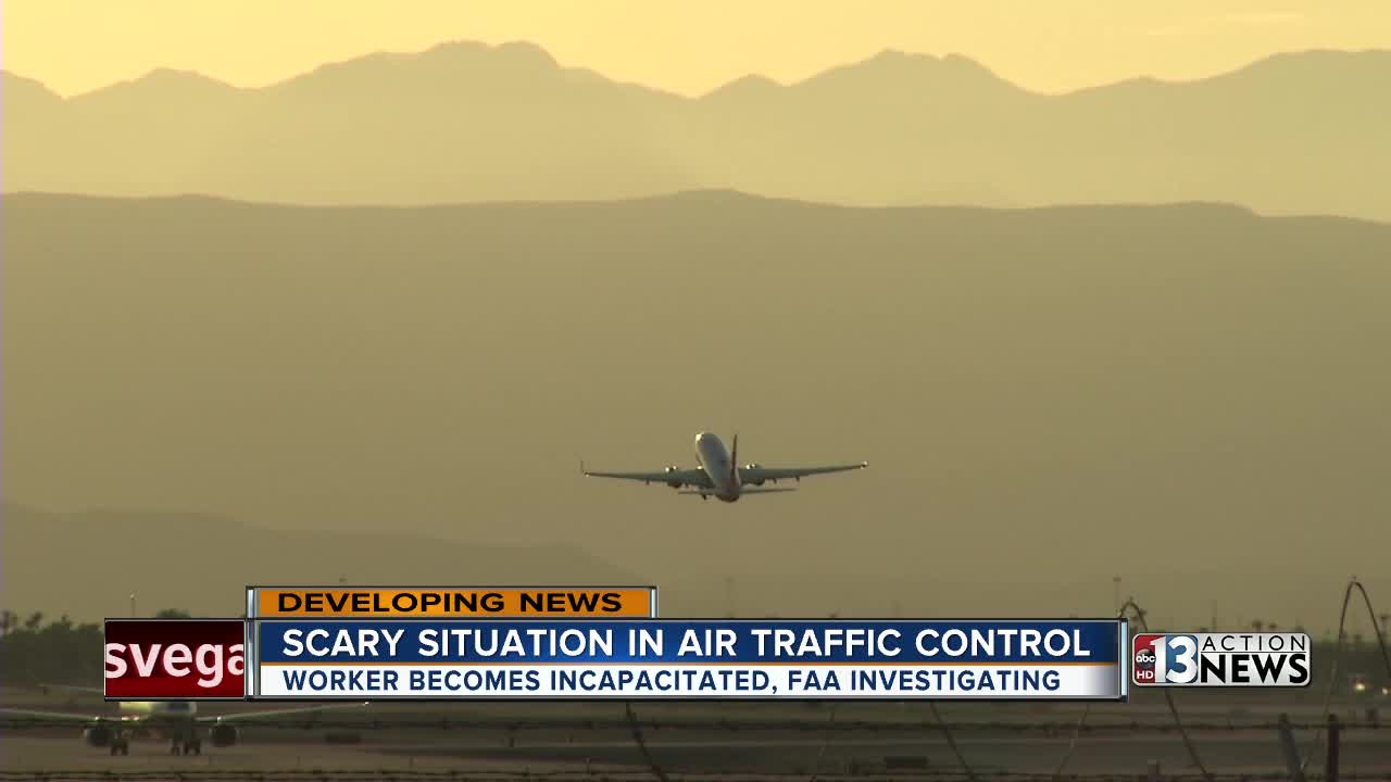 FAA investigating after air traffic controller incapacitated in Las Vegas