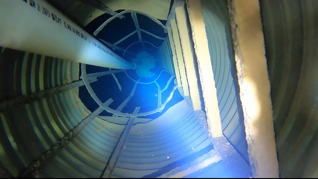 Dropping Go Pro Down A Deep Flooded Shaft