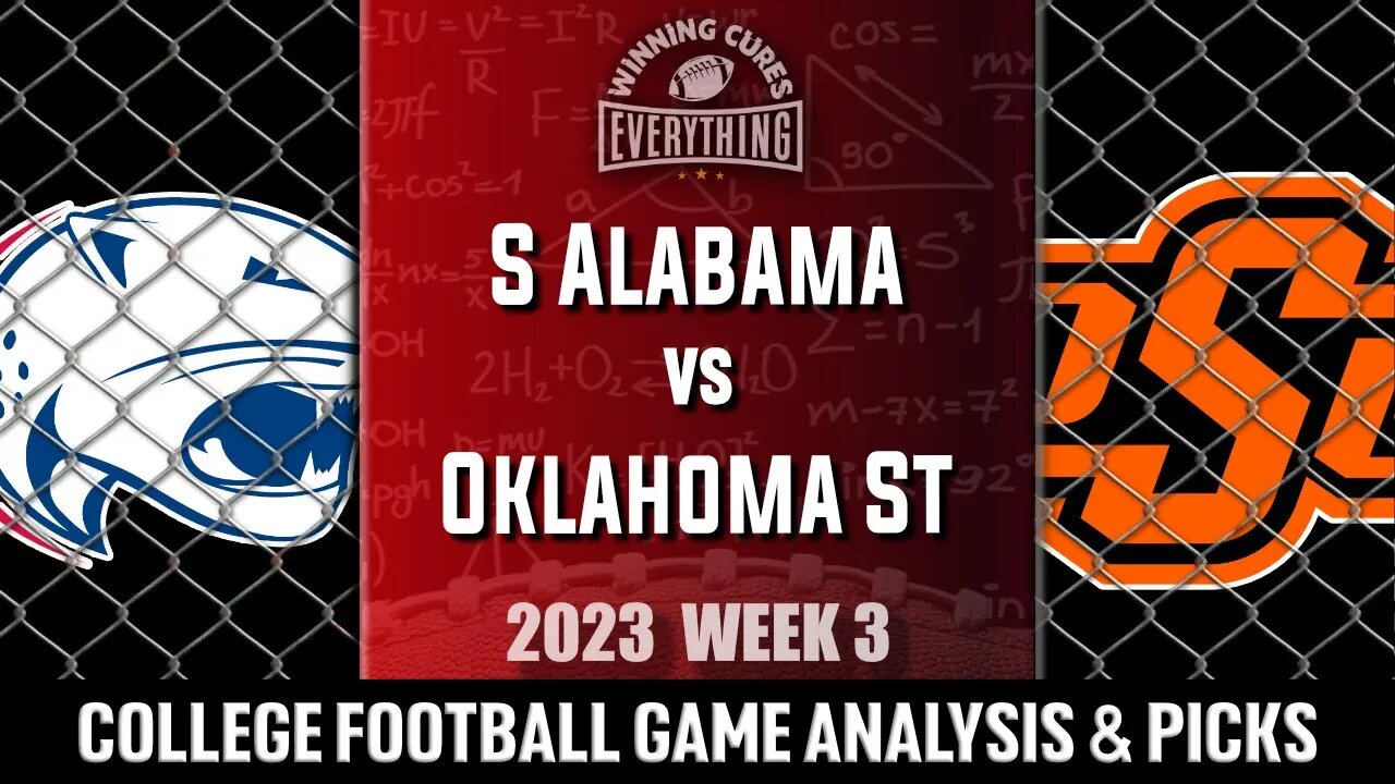 Oklahoma State vs South Alabama Picks & Prediction Against the Spread 2023 College Football Analysis