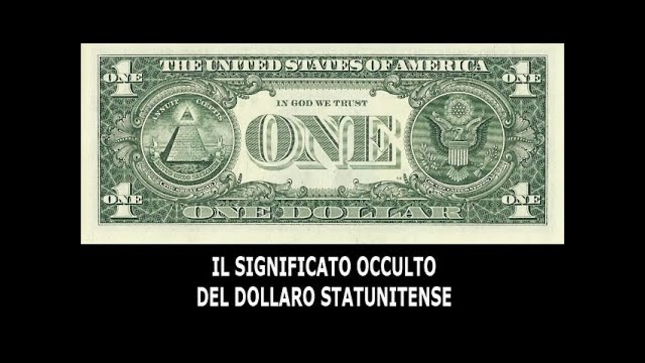 Il significato occulto della banconota del dollaro statunitense DOCUMENTARIO infatti ecco spiegato il dio a cui crede la massoneria eh...IL DIO DENARO questo è il loro Dio...Gesù diceva che nessuno può servire a Dio e a Mammona(cioè il denaro appunto)