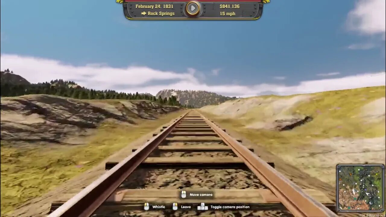 The first railroad, that I built, in Railway Empire - Full Video