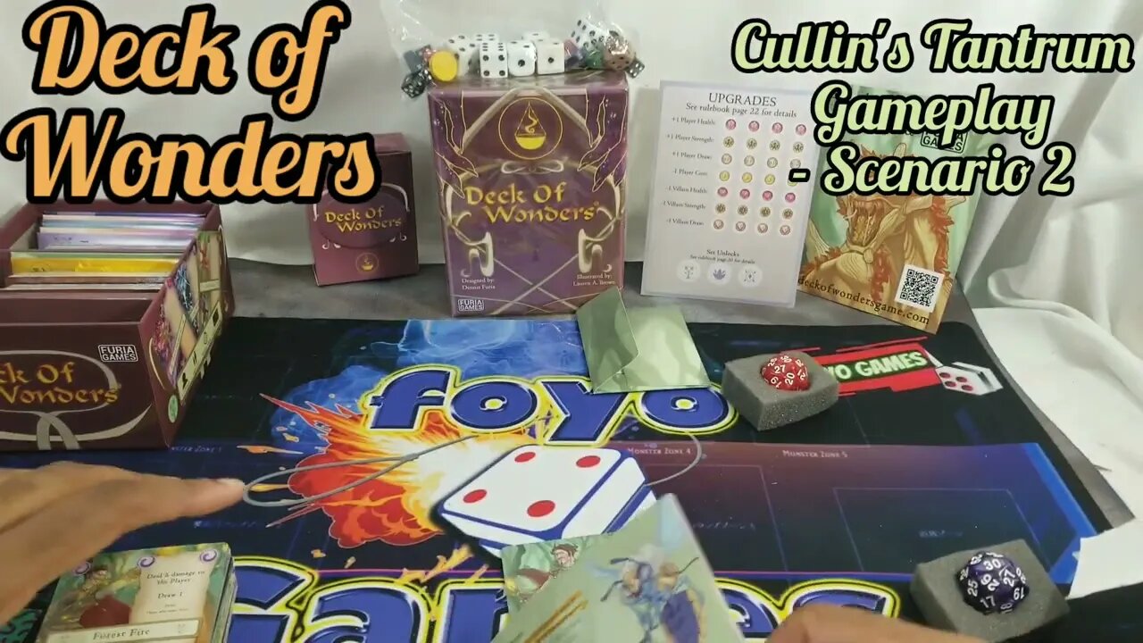 Deck of Wonders | Gameplay 2 | Cullin's Tantrum | Solo TCG