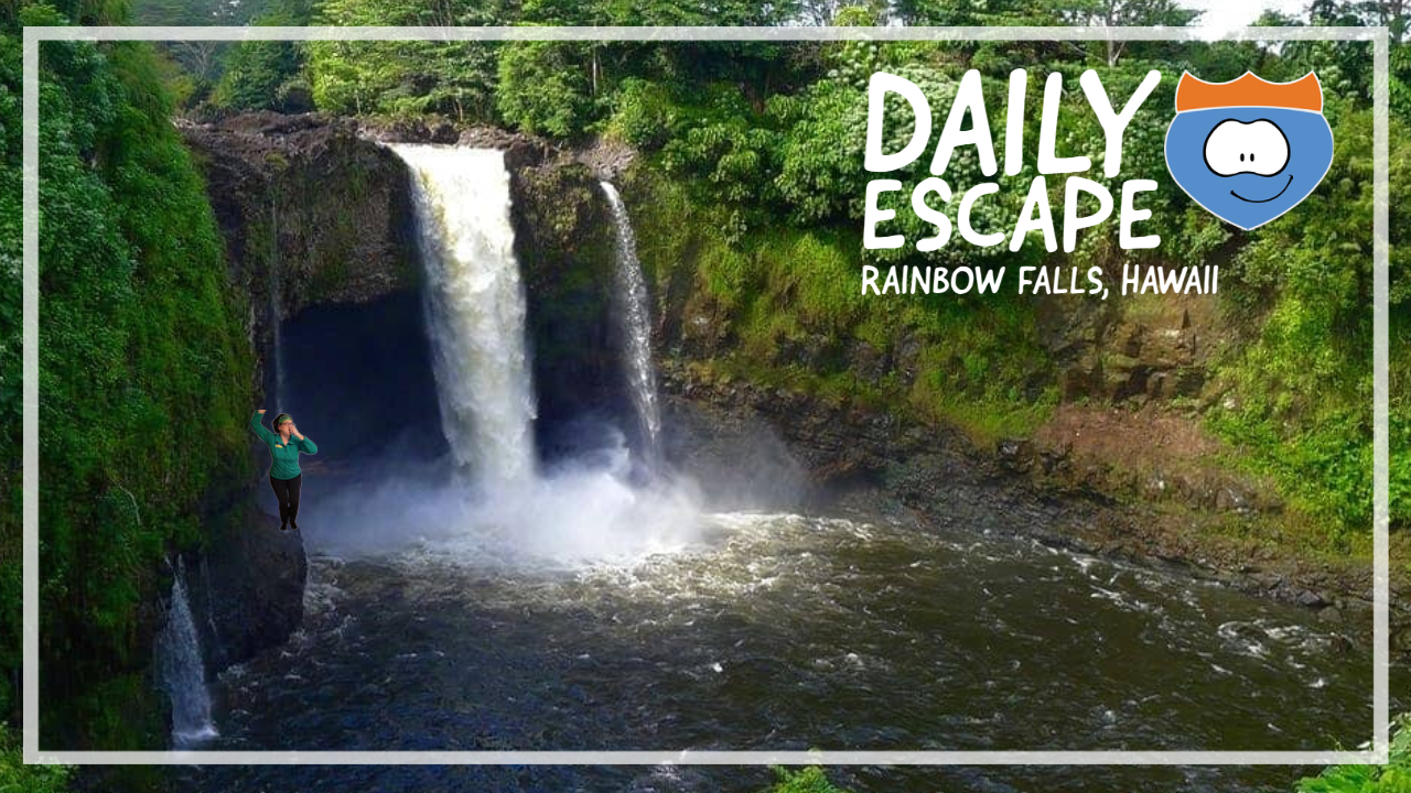 Daily Escape: Rainbow Falls Hawaii, by Oddball Escapes