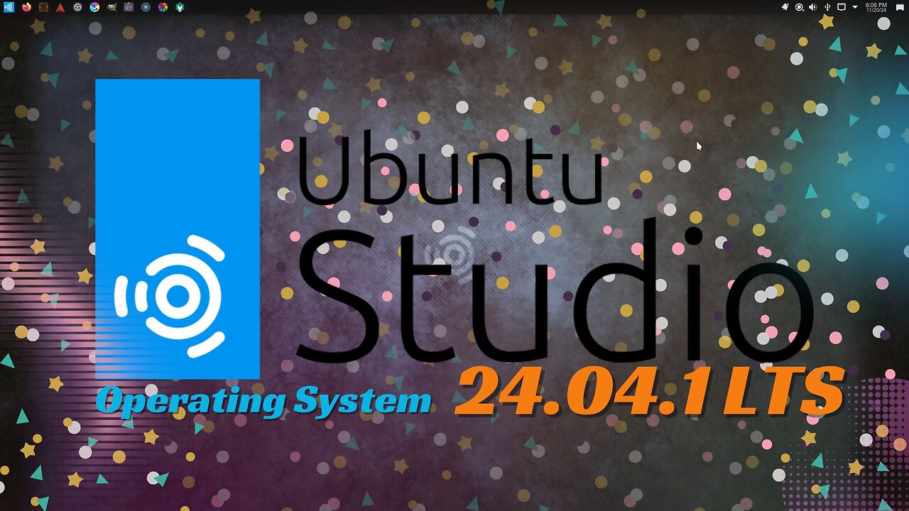 OS - Ubuntu Studio 24.04.1 LTS