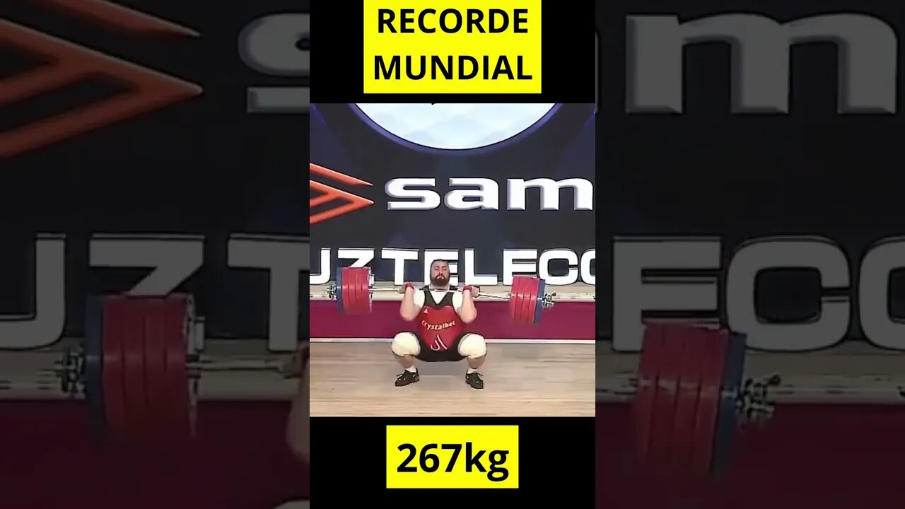 RECORDE MUNDIAL no Arremesso de 267kg de LASHA TALAKHADZE (109kg+) #Shorts