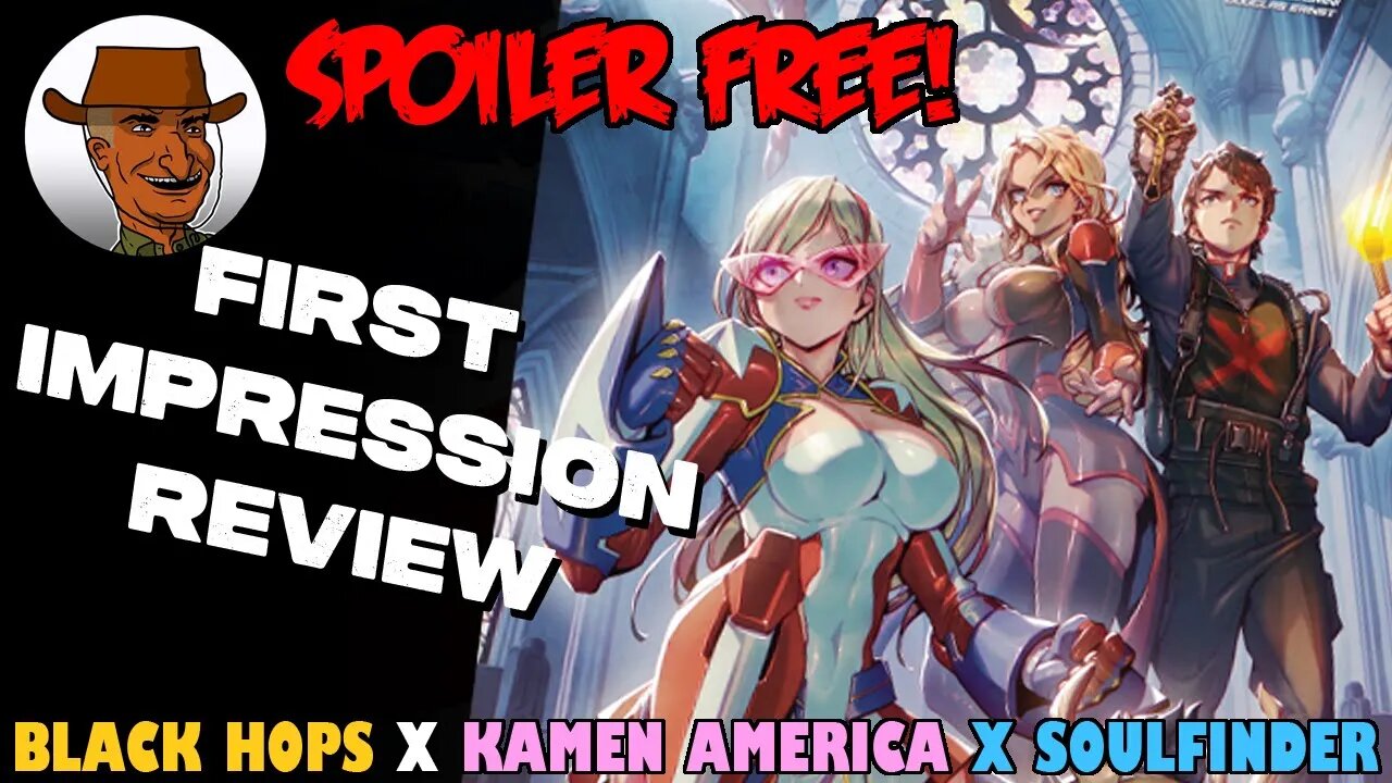 Black Hops x Kamen America X Soulfinder crossover by Iconic Comics! Spoiler Free Review!