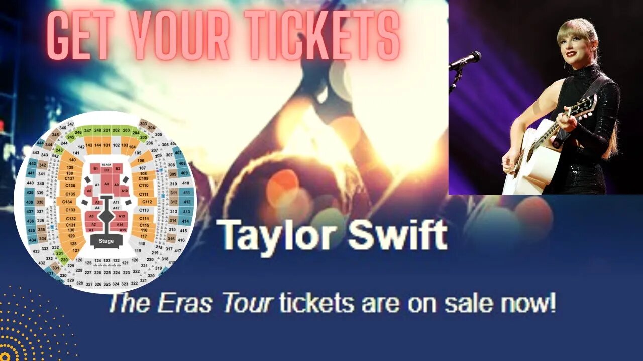 Taylor Swift Concert The Eras Tour Tickets On Sale Today Selling Fast Buy Now ft beabadoobee & Gayle