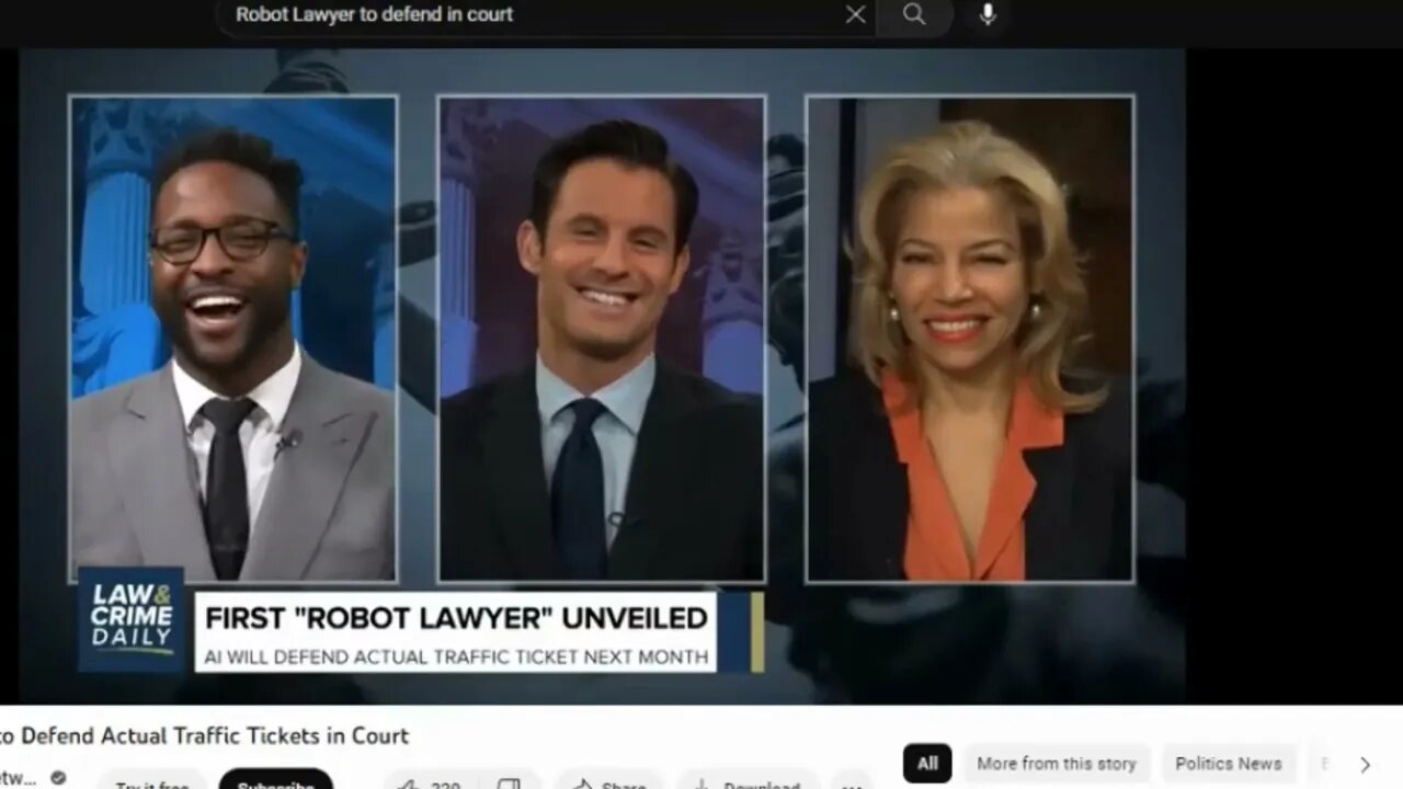 Robot Laywer! Media Narrative but then Klaus speaks!