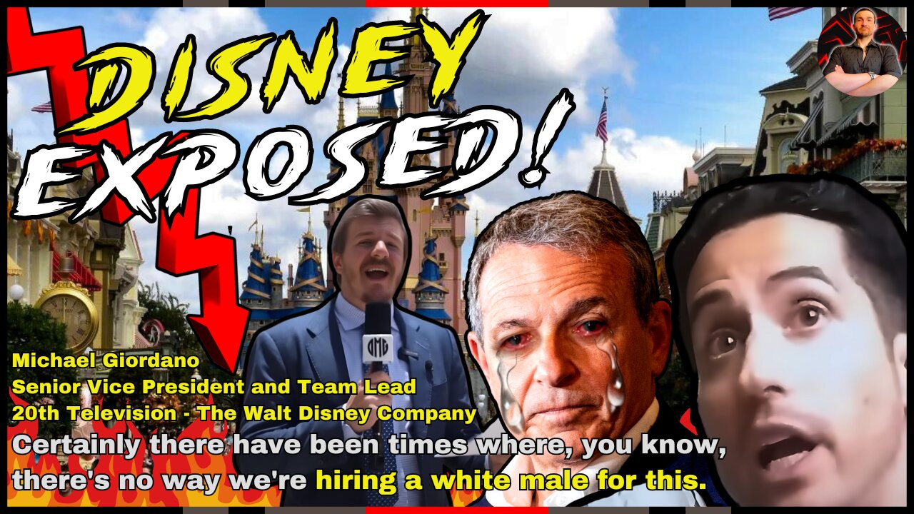 Disney EXPOSED! "No White Males" CAUGHT By James O'Keefe & Elon Musk!