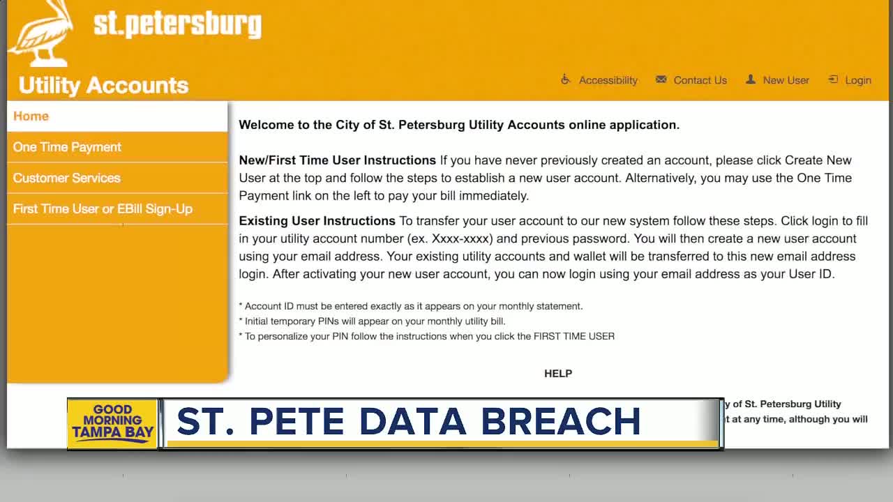 City of St. Pete announces data security breach