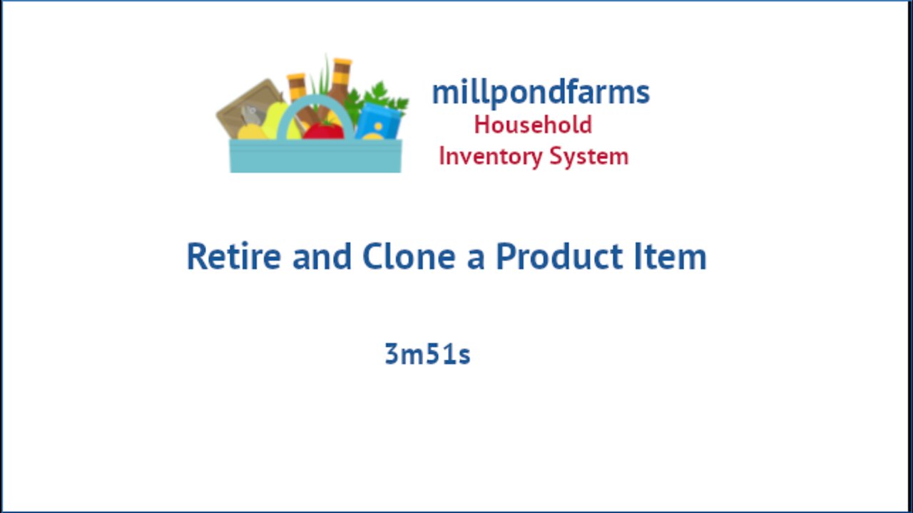 How to Retire & Clone a Product Item