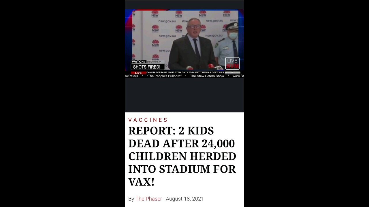 Shocking!! children herded like cattle for forced vaccinations...Parents not allowed !!