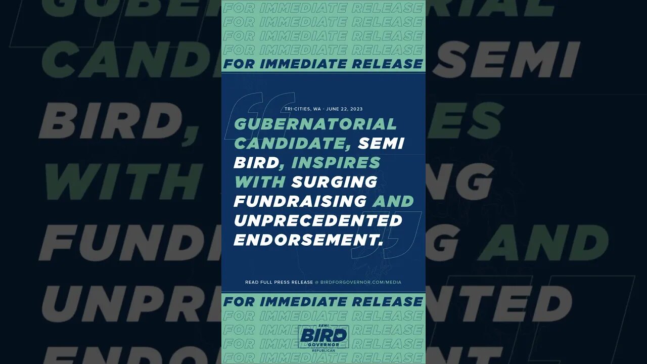 We’re making waves 🌊 #fundraising #bird #press