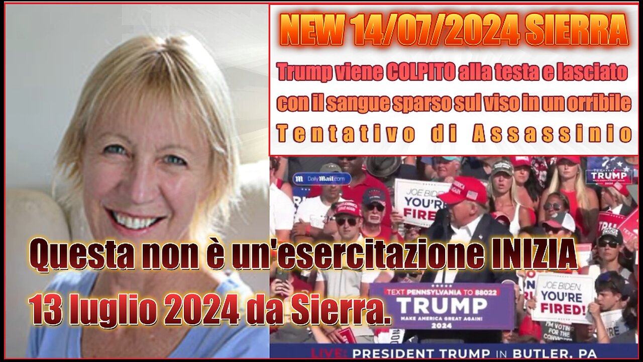 NEW 14/07/2024 Trump viene COLPITO alla testa ATTENTATO