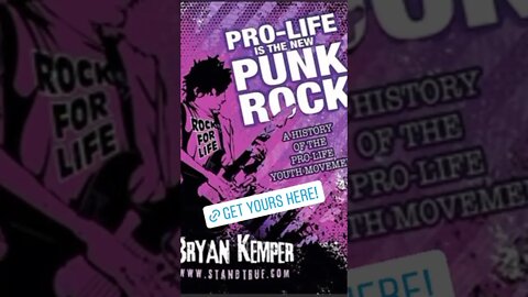 Prolife is the new punk rock by Bryan Kemper. An amazing book! ￼