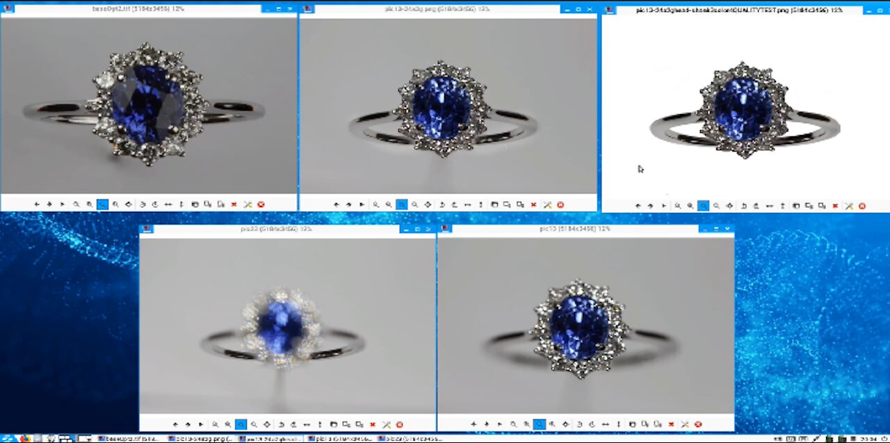 Focus Stacking Cliffs Notes - Gimp Editor (Jewelry Ring)