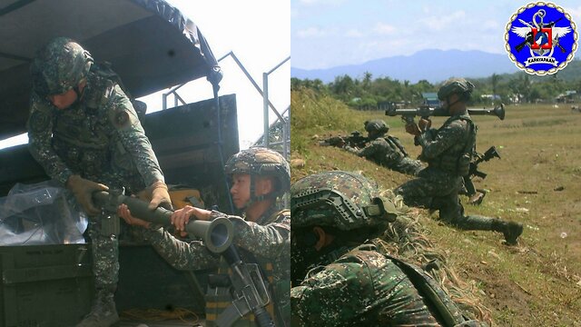 Philippine Marines MBLT-10 trains with ATGL-L2 Rocket Launchers