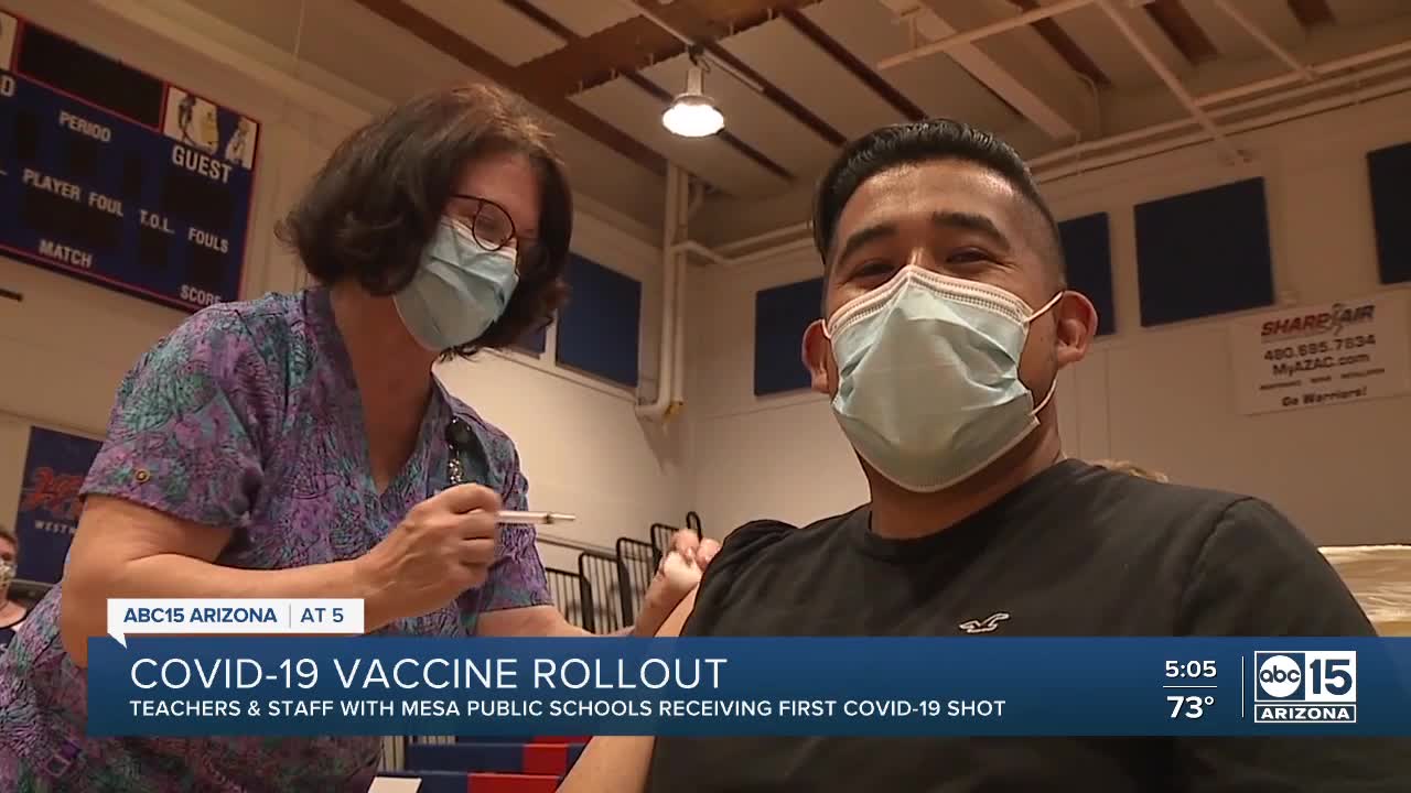 COVID-19 vaccine rollout in Mesa