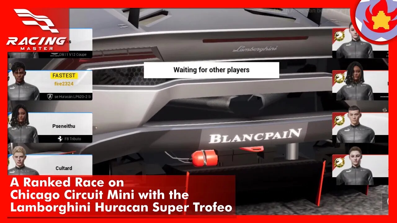 A Ranked Race on Chicago Circuit Mini with the Lamborghini Huracan Super Trofeo | Racing Master
