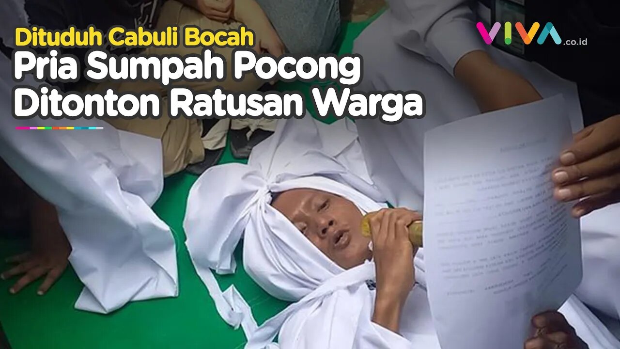 Ogah Dituduh Cabuli Bocah, Pria Nekat Sumpah Pocong