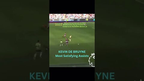 KEVIN DE BRUYNE Most Satisfying Assists #kevindebruyne #assist #futmillionaire #fifa #fifa2023 #goat