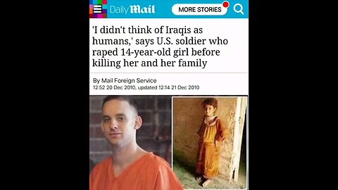 U.S. soldier who raped 14-year old girl before killing her and her family in Iraq.