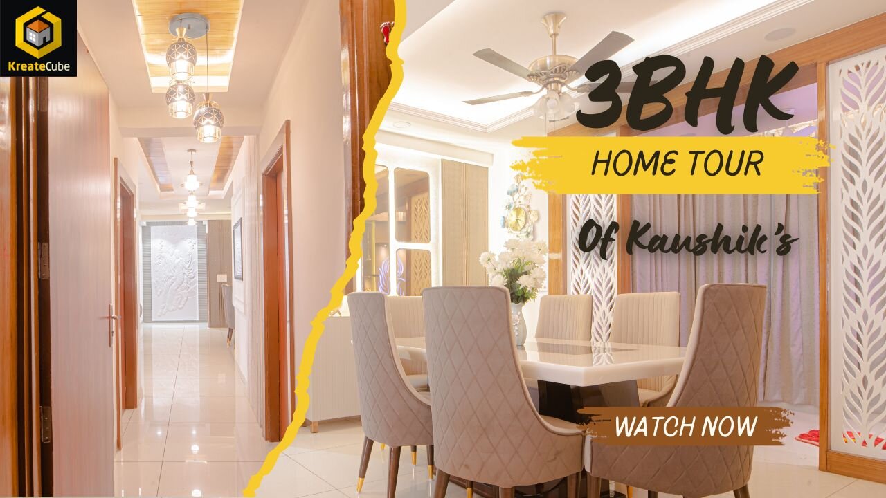 A Budget Friendly Transformation of Kaushik’s Apartment in Sec-88 Faridabad By ID Harish Satija