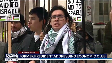 Protesters Gathered, Democrats Denounced Trump's Visit To Chicago
