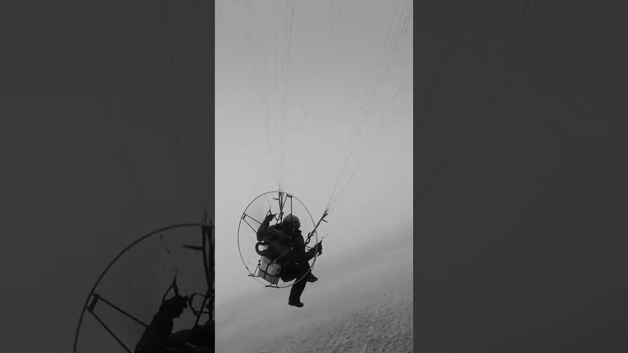 Paramotor FROSTY DAY @haze.fpv