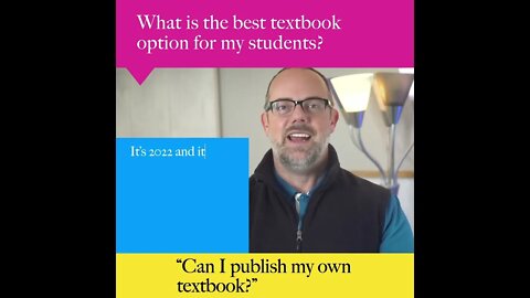 What is the best textbook option for my students?