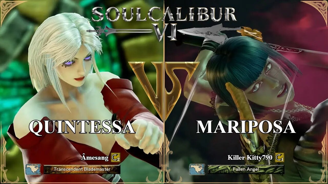 SoulCalibur VI — Amesang (Quintessa) VS Killer Kitty790 (Mariposa) | Xbox Series X Ranked