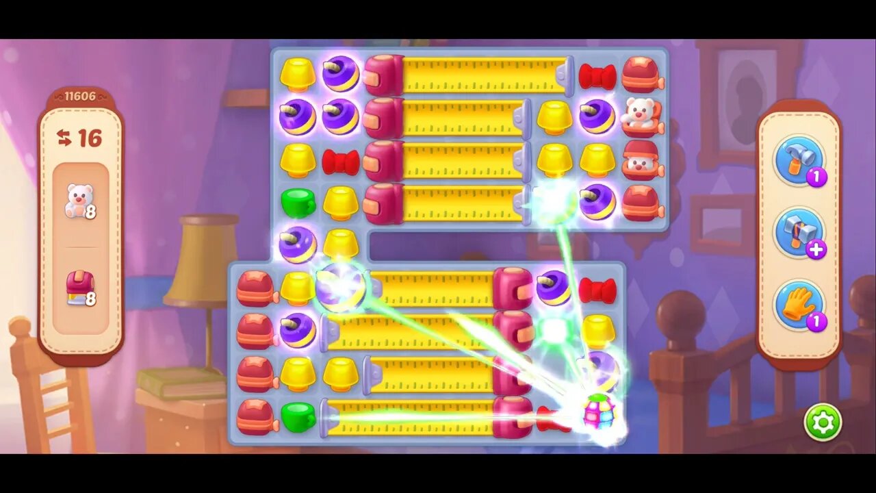 Playrix Homescapes Gameplay Walkthrough Level 11606