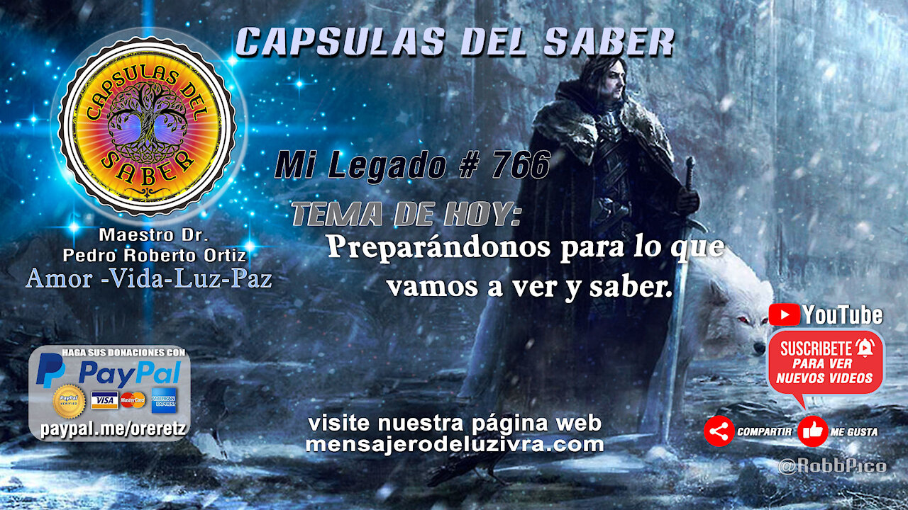 Tema de hoy: Preparándonos para lo que vamos a ver y saber #1 Mi Legado #766