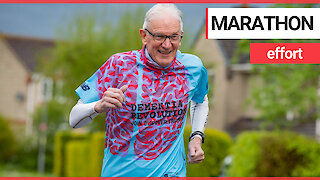 Brit pensioner with dementia about to tackle his 131st marathon - aged 78