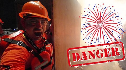 Blowing Up 3,500+ FIREWORKS On A Boat | What Could Go Wrong?