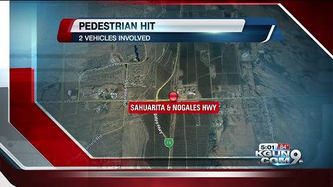 Sahuarita Police identify pedestrian killed in collision