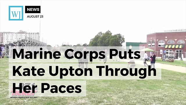 Kate Upton Joins Marines To Raise Awareness
